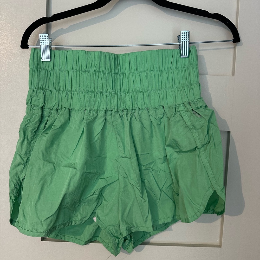 Green Free People Movement Shorts